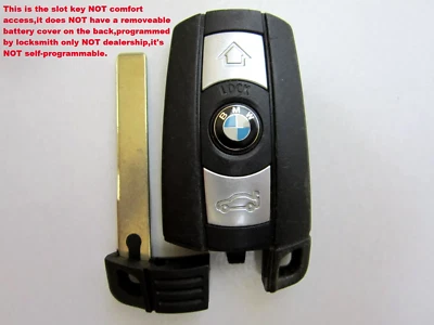 OEM BMW SMART KEY FOB KEYLESS REMOTE ALARM KR55WK49127 315Mhz UNLOCKED - Image 1 of 4