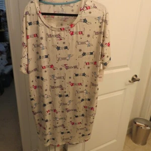 Secret Treasures Dackel Damen Pyjama Sleepshirt L-XL Neu mit Etikett - Bild 1 von 9
