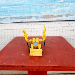 Transformers Small Yellow Tractor Autobot Two Claws Stands Up Too USA Seller - Picture 1 of 7