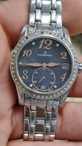Vintage Candino Swiss Ref C4421 Lady Watch 34mm Working - Picture 1 of 9