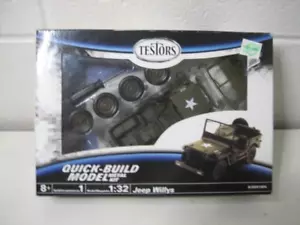 Testors Jeep Willys Model Kit 630019N 1:32 US Army - Picture 1 of 3