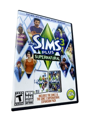 The Sims 3 Plus Supernatural, Only Includes 1 Game Disc READ! - Image 1 of 4