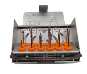 Socket Shield (PET) Kit, streamlines Partial Extraction Therapy Julldent 10 BUR - Picture 1 of 11