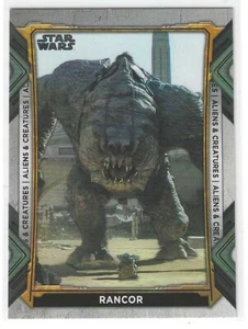 2022 TOPPS STAR WARS IL LIBRO DI BOBA FETT ALIENS & CREATURE AC-4 RANCOR - Foto 1 di 1