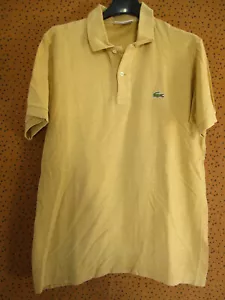 Polo Lacoste Homme Devanlay Manche Courte Made in France Moutarde Jersey - 4 - Imagen 1 de 5