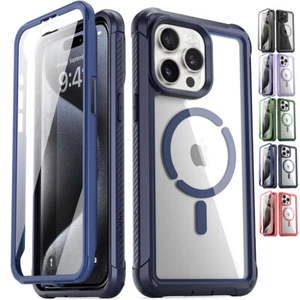 For iPhone 15 Pro 15 Pro Max Case TPU Bumper Shockproof Cover w/Screen Protector - Zdjęcie 1 z 10