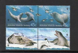 AAT MNH 2001 SG152-155 ESPECIES EN PELIGRO DE EXTINCIÓN CONJUNTO DE 4 - Imagen 1 de 1