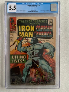 Tales of Suspense #77 CGC 5.5 1966 - 1st Peggy Carter, 1st Ultimo appearance - Picture 1 of 2