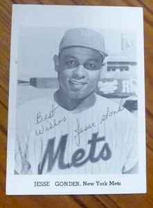 JESSE GONDER dec. 2004 auto signed autograph 5x7 photo New York Mets 1963-65 - Picture 1 of 1