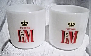 Paar hitzebeständige Bundesmilchglas L&M Filter Kaffeetasse - Bild 1 von 8
