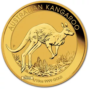 Australia Gold Kangaroo - 1/10 oz - $15 - BU - Random Date - Picture 1 of 2
