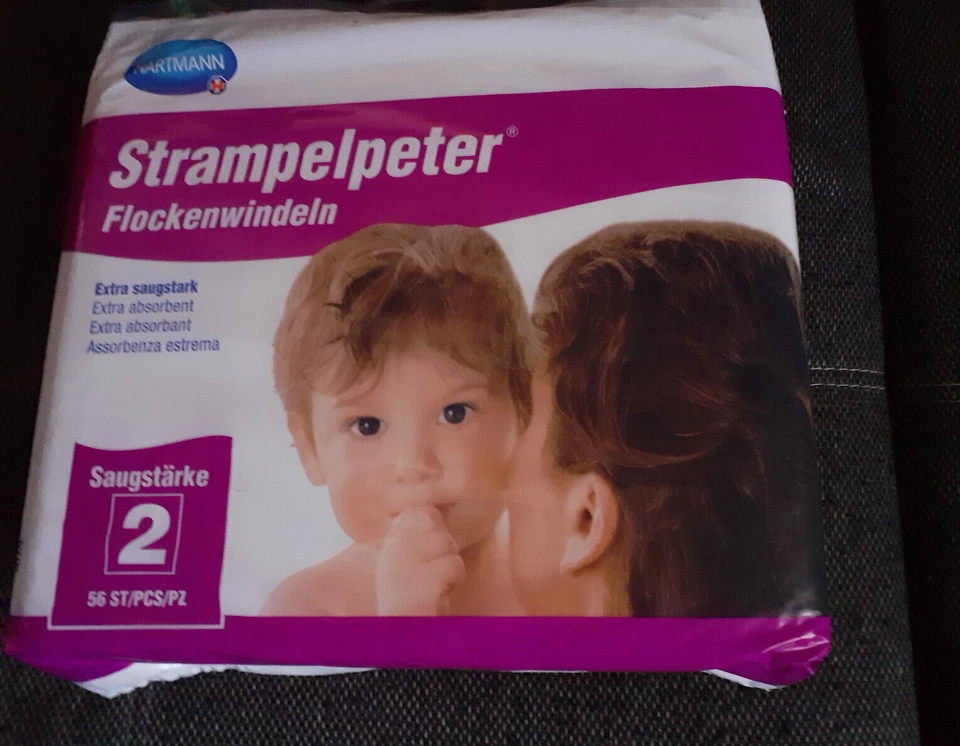 Hartmann Strampelpeter Flockenwindeln, Saugstärke 2,   (00367462) - Bild 1 von 1