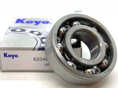 KOYO 6204 C3 JAPAN Deep Groove OPEN Bearing 20x47x14mm 93306-40401 - Image 1 of 3