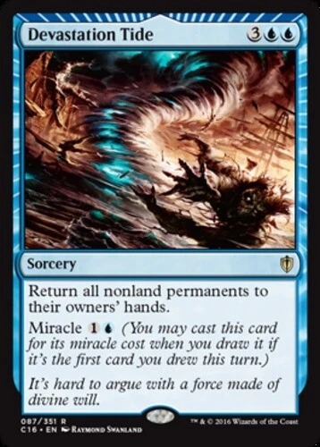 MTG - Devastation Tide - Commander 2016 - NM, English Magic FLAT RATE SHIP - Image 1 of 1