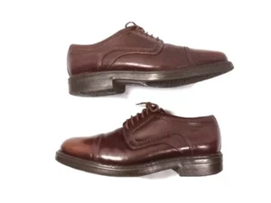 Johnston & Murphy Herren Braun Kappe Zehe Oxford-Schuhe Gr. 10 - Bild 1 von 8
