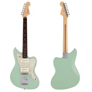 Fender Made in Japan Junior Collection Jazzmaster Satin Surf Green Guitar - Picture 1 of 7