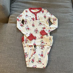 Beaufort Bonnet Company Suttons Sweet Dream Set Size 5 Christmas Pajamas Santa - Picture 1 of 7