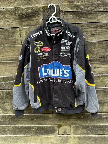 Nascar #48 Jimmie Johnson Lowes JH Design Jacket  Coat Size 2XL used Cover