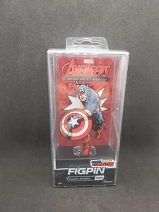 Spilla smaltata NYCC 2023 ESCLUSIVA FIGPiN CAPTAIN AMERICA #1485 LE1000 - Foto 1 di 5