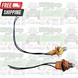 Side Marker Light Socket PLUG PIGTAIL Grille Harness 1987-1995 Jeep Wrangler YJ - Picture 1 of 10