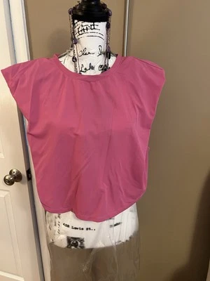 Camiseta BEACH RIOT Dunas Camiseta Muscular Recortada Tanque/Rosa XL Foto 1 de 4