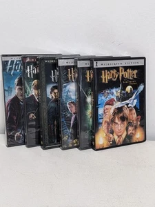 Harry Potter DVD Years 1-6 Only #1 Used, Great Condition #2-6 New Factory Sealed - Picture 1 of 15
