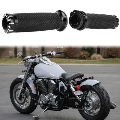 Motorcycle 1" Handlebar Hand Grips For Honda Shadow ACE Aero Spirit VT 750 1100 - Image 1 of 4