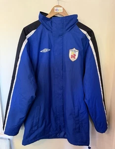 Umbro - Windbreaker Jacket - Men’s - Sz L - Blue/White - Insulated - Excellent  - Picture 1 of 9