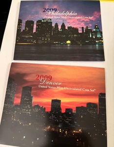 2009 U.S. Mint Set ~ 36 Coins ~ P & D Uncirculated Government Packaging OGP Nice - Picture 1 of 2