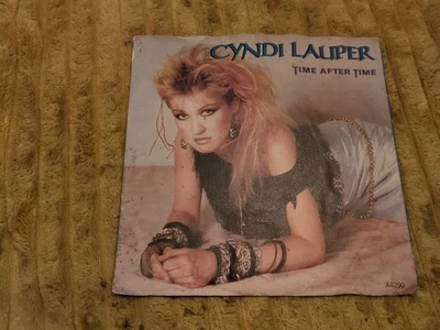 CYNDI LAUPER-TIME AFTER TIME/I'LL KISS YOU A 4290(1983) P/S VG/VG+ - Image 1 of 4