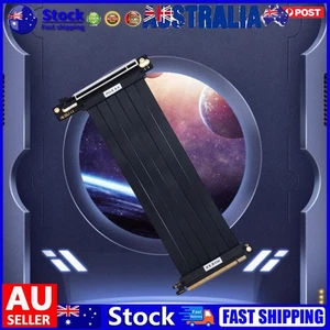 PCI-E 3.0 Riser Cable EMI Shielded Extension Port 90 Degree Adapter - Afbeelding 1 van 24