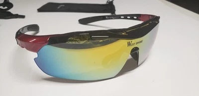 Gafas de ciclismo West Biking pulidas con 5 lentes intercambiables Foto 1 de 2