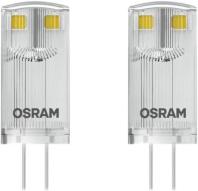 LED Leuchtmittel Osram Star Pin 10 Sockel G4 0.9W Warm White - 2700K 12V - Bild 1 von 4