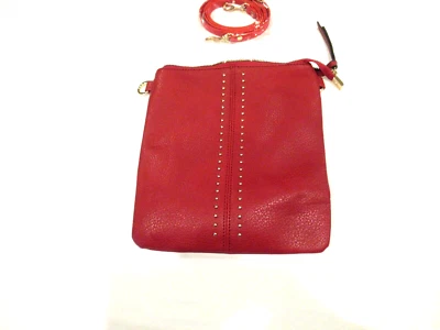 Monedero Montana West de cuero vegano rojo Foto 1 de 4