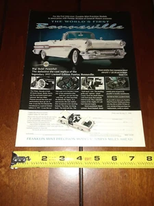 Pontiac Bonneville Franklin 1957 como nuevo original 1996 anuncio - Imagen 1 de 12