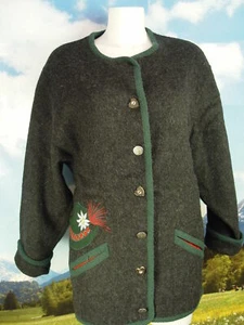 leicht und warm mit Besatz-Motiv DISTLER Bayern Jacke Trachtenjacke Gr.44 - Bild 1 von 4