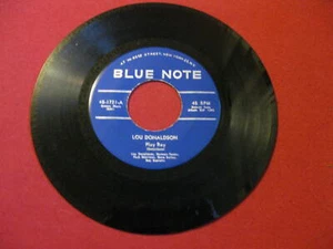 LOU DONALDSON "PLAY RAY" B/W "AUTUMN NOCTURNE" 1959 BLUE NOTE 1721 47 W 63RD ST. - Picture 1 of 2