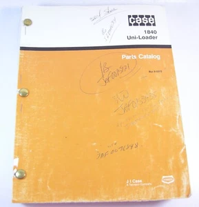 CASE 1840 Uni-Loader Skid Steer Tractor Parts Manual Book Catalog UniLoader - Picture 1 of 4