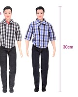 Doll 30cm Ken Male MAN Clothes Suit Jacket Pants Outfits For Ken