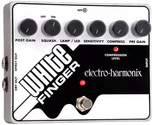 Pedal para guitarra compresor óptico analógico dedo blanco EHX Electro-Harmonix - Imagen 1 de 1