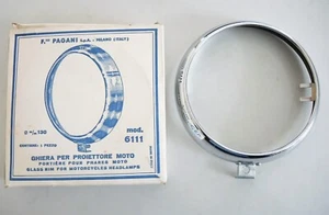 Aermacchi Ducati Benelli Parilla etc. C.E.V. 130mm Headlight Rim Ring MOD 6111 - Picture 1 of 7