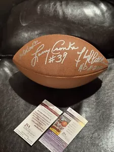 Art Monk Floyd Little Larry Csonka Signed Autographed Football JSA Syracuse - Picture 1 of 6