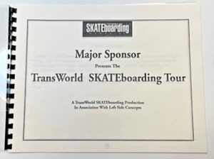 Mazo de patrocinador de patineta Transworld de colección ventas de marketing 17 piezas - ¡raro! Años 80 - Imagen 1 de 4