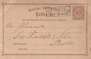 Kempen Kępno 1874 Postkarte Polen Polska 2506188 - Bild 1 von 3