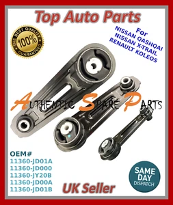 FOR NISSAN QASHQAI 1.6 2.0 X-TRAIL T31 2.0 RENAULT KOLEOS 2.5 ENGINE MOUNT LEFT - Picture 1 of 8