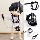Fashion Chain Traction Rope PU Leather Restraint Belt  1/11 OB11 Doll