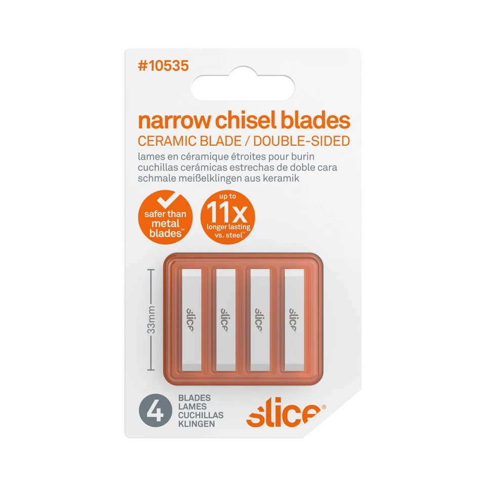 Slice Ceramic Double Sided Narrow Chisel Blades 10535 - Image 1 of 1