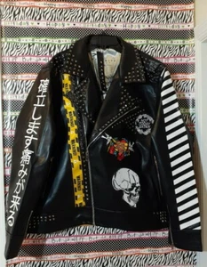 Chaqueta Eternity Auténtica Para Hombre Motocicleta Negra Talla 3XL - Imagen 1 de 6
