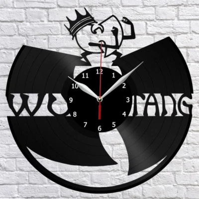 Wu-Tang Clan Vinyl Record Wall Clock Decor Fan Art Original Gift Handmade 3696
