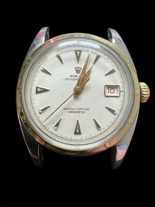 Authentic Rolex 6105 Ovettone Datejust – Automatic Watch Head Only, Defective - Picture 1 of 4